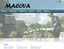 Tablet Screenshot of macova.net